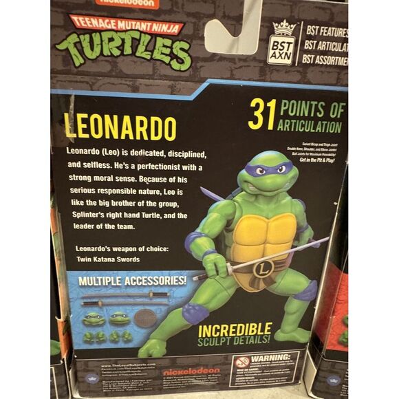 The Loyal Subjects BST AXN Series: TMNT Donatello Raphael Leonardo Michelangelo - Picture 10 of 11